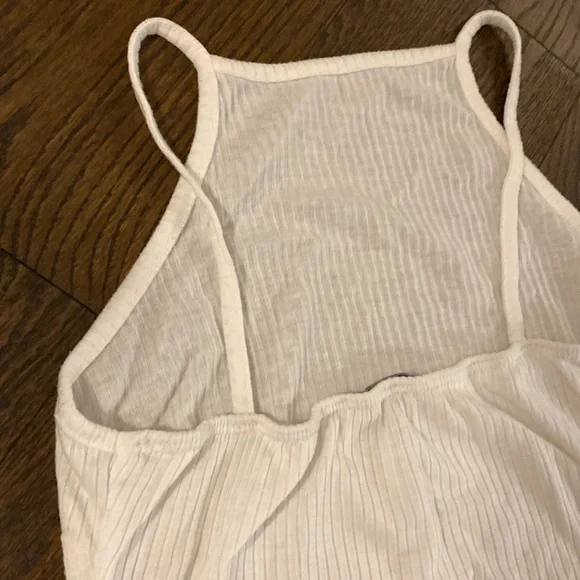 Charlotte Russe Solid White Ribbed Bodysuit - Picture 9 of 11